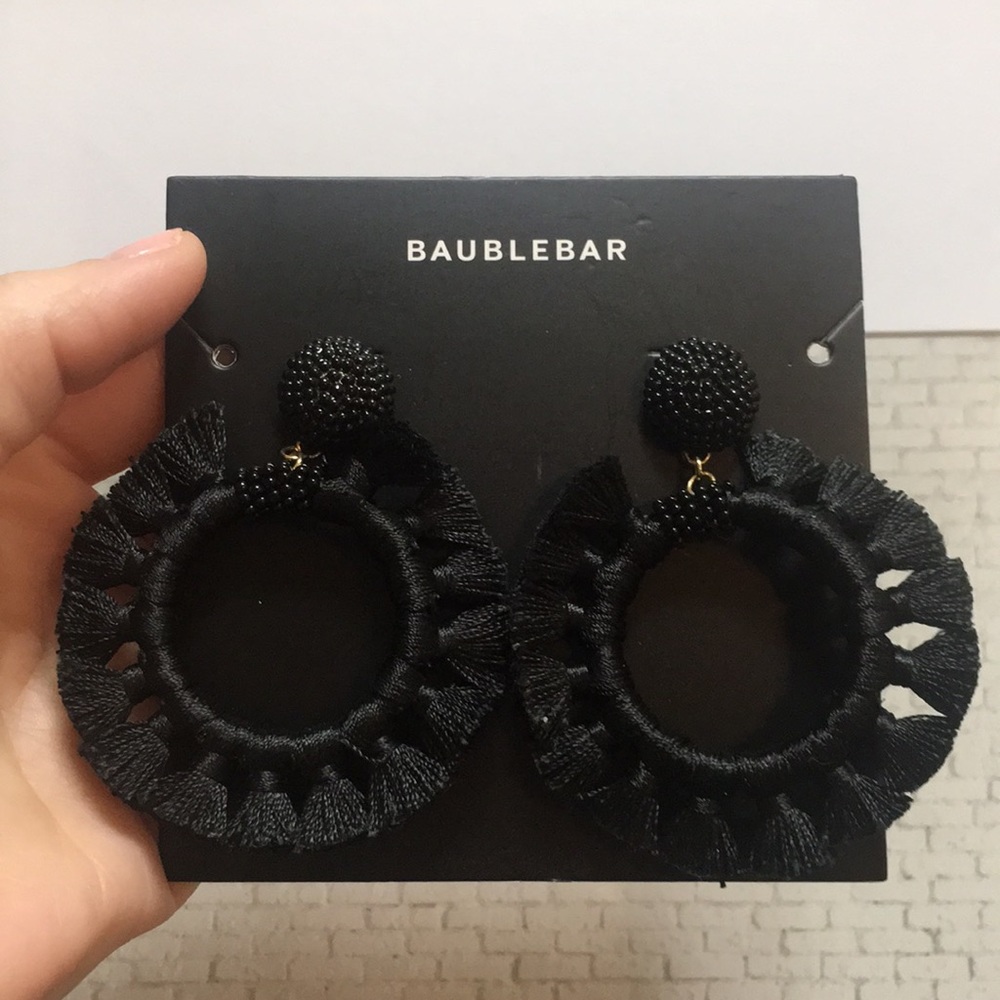 Baublebar oversized hoop earrings